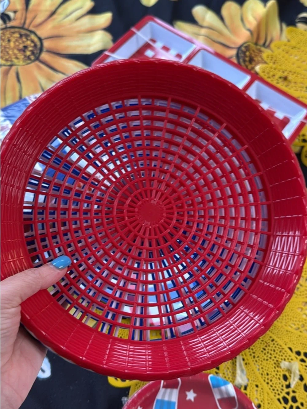 Lot- Red, White and Blue party Decor